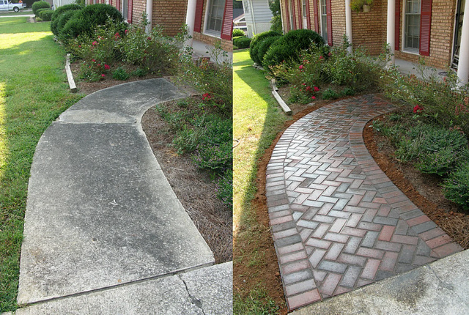 Concrete Vs. Pavers