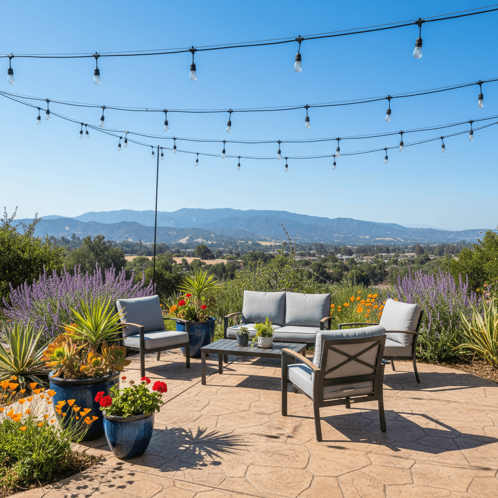 concrete patio orange ca