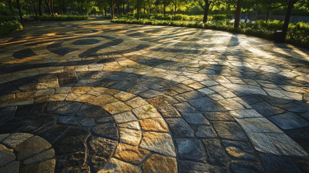 stamped concrete orange ca